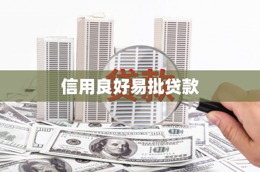 理县信用良好易批贷款