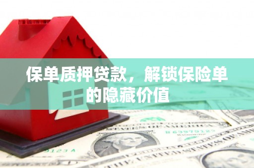 理县保单质押贷款，解锁保险单的隐藏价值