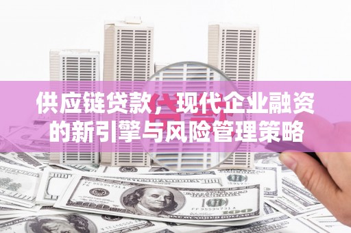 理县供应链贷款，现代企业融资的新引擎与风险管理策略