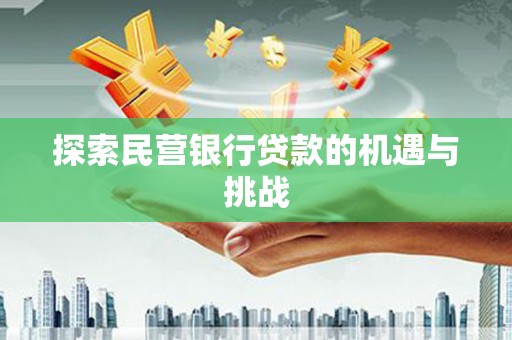 理县探索民营银行贷款的机遇与挑战