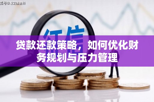 理县贷款还款策略，如何优化财务规划与压力管理