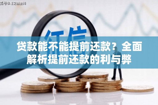 理县贷款能不能提前还款？全面解析提前还款的利与弊
