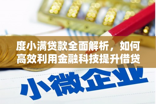 理县度小满贷款全面解析，如何高效利用金融科技提升借贷体验