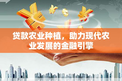 理县贷款农业种植，助力现代农业发展的金融引擎