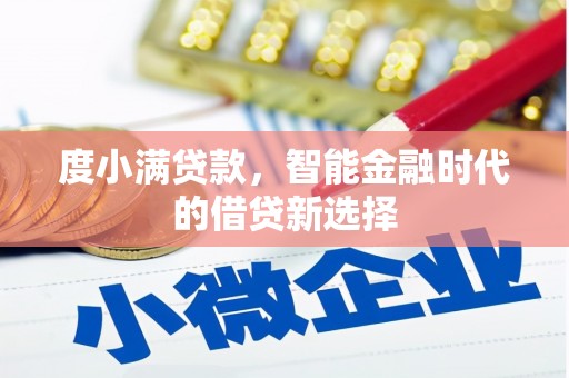 理县度小满贷款，智能金融时代的借贷新选择