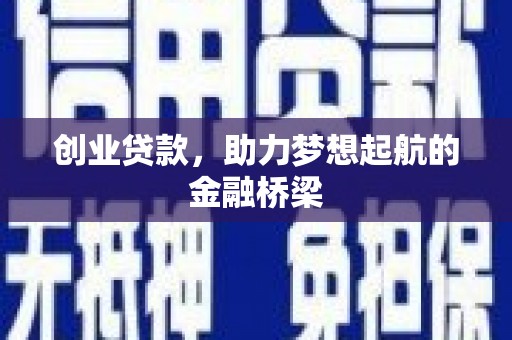 理县创业贷款，助力梦想起航的金融桥梁