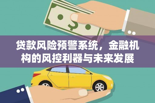 理县贷款风险预警系统，金融机构的风控利器与未来发展