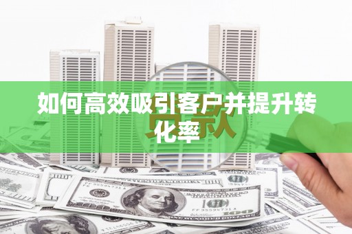 理县如何高效吸引客户并提升转化率