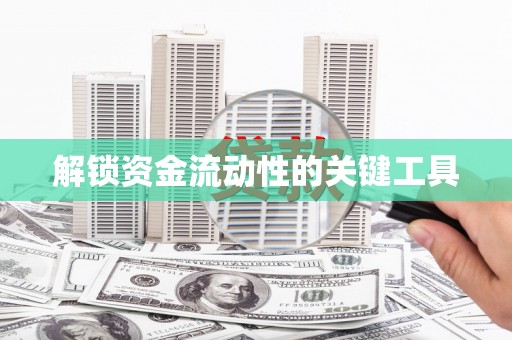 理县解锁资金流动性的关键工具