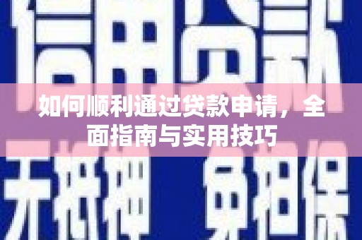 理县如何顺利通过贷款申请，全面指南与实用技巧