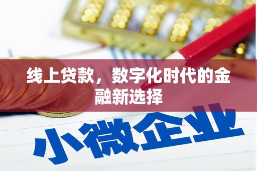 理县线上贷款，数字化时代的金融新选择