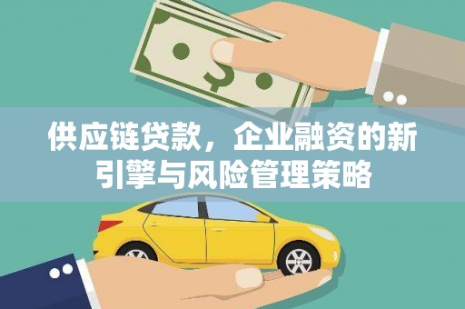 理县供应链贷款，企业融资的新引擎与风险管理策略