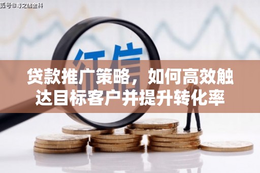 理县贷款推广策略，如何高效触达目标客户并提升转化率