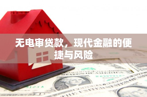 理县无电审贷款，现代金融的便捷与风险
