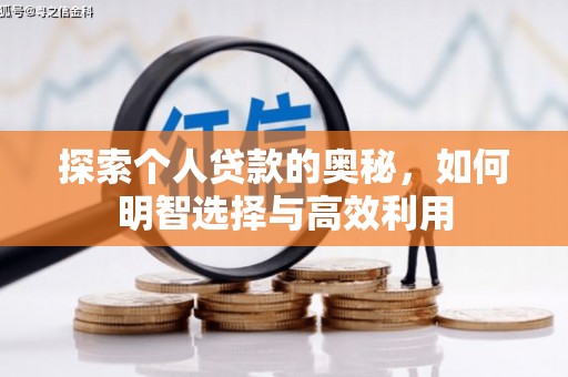 理县探索个人贷款的奥秘，如何明智选择与高效利用