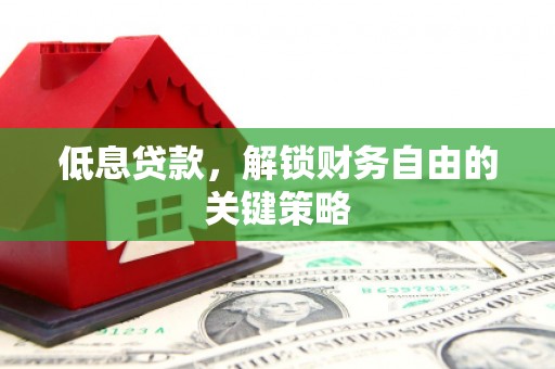 理县低息贷款，解锁财务自由的关键策略