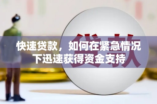 理县快速贷款，如何在紧急情况下迅速获得资金支持