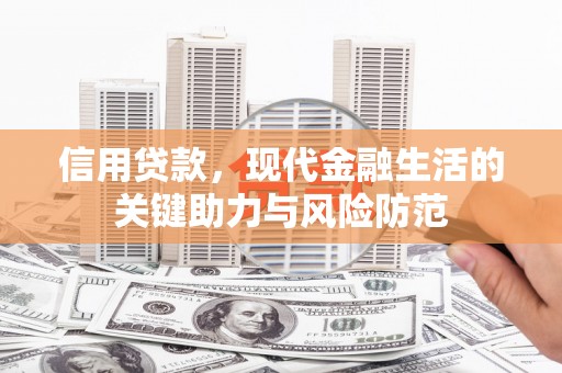 理县信用贷款，现代金融生活的关键助力与风险防范