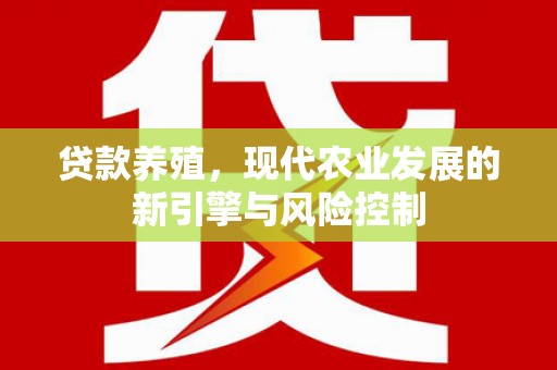 理县贷款养殖，现代农业发展的新引擎与风险控制