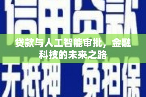 理县贷款与人工智能审批，金融科技的未来之路