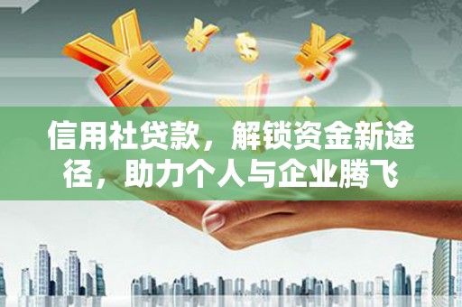 理县信用社贷款，解锁资金新途径，助力个人与企业腾飞