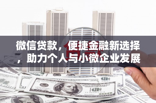 理县微信贷款，便捷金融新选择，助力个人与小微企业发展