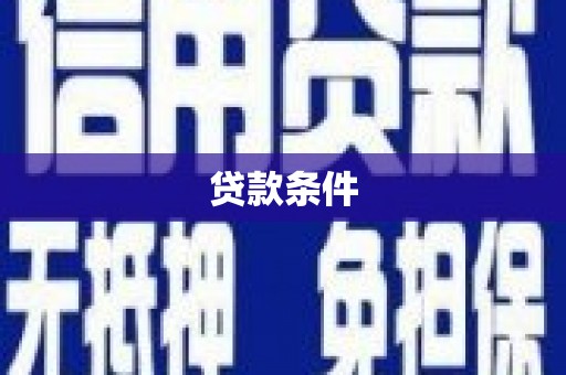 理县贷款条件