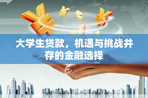 理县大学生贷款，机遇与挑战并存的金融选择