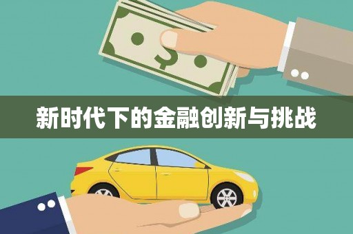理县新时代下的金融创新与挑战