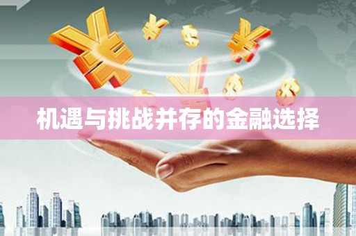 理县机遇与挑战并存的金融选择