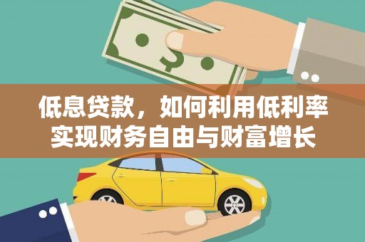 理县低息贷款，如何利用低利率实现财务自由与财富增长